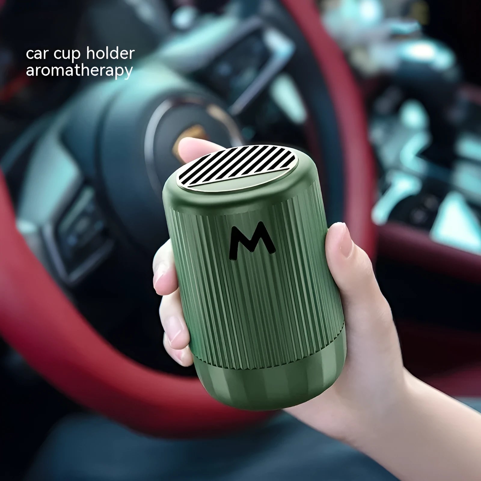 10x6cm solid car aromatherapy decoration cup in Classic Gulong, Romantic Encounter, Velvet Rose, or Gardenia scents