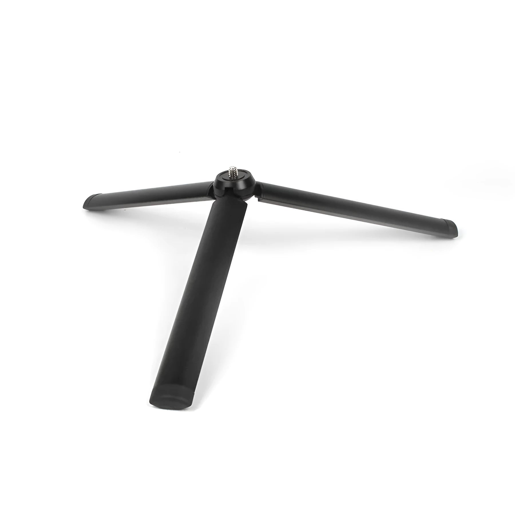 Black aluminium alloy mobile phone tripod stabiliser with PTZ functionality compatible with Apple iPhones