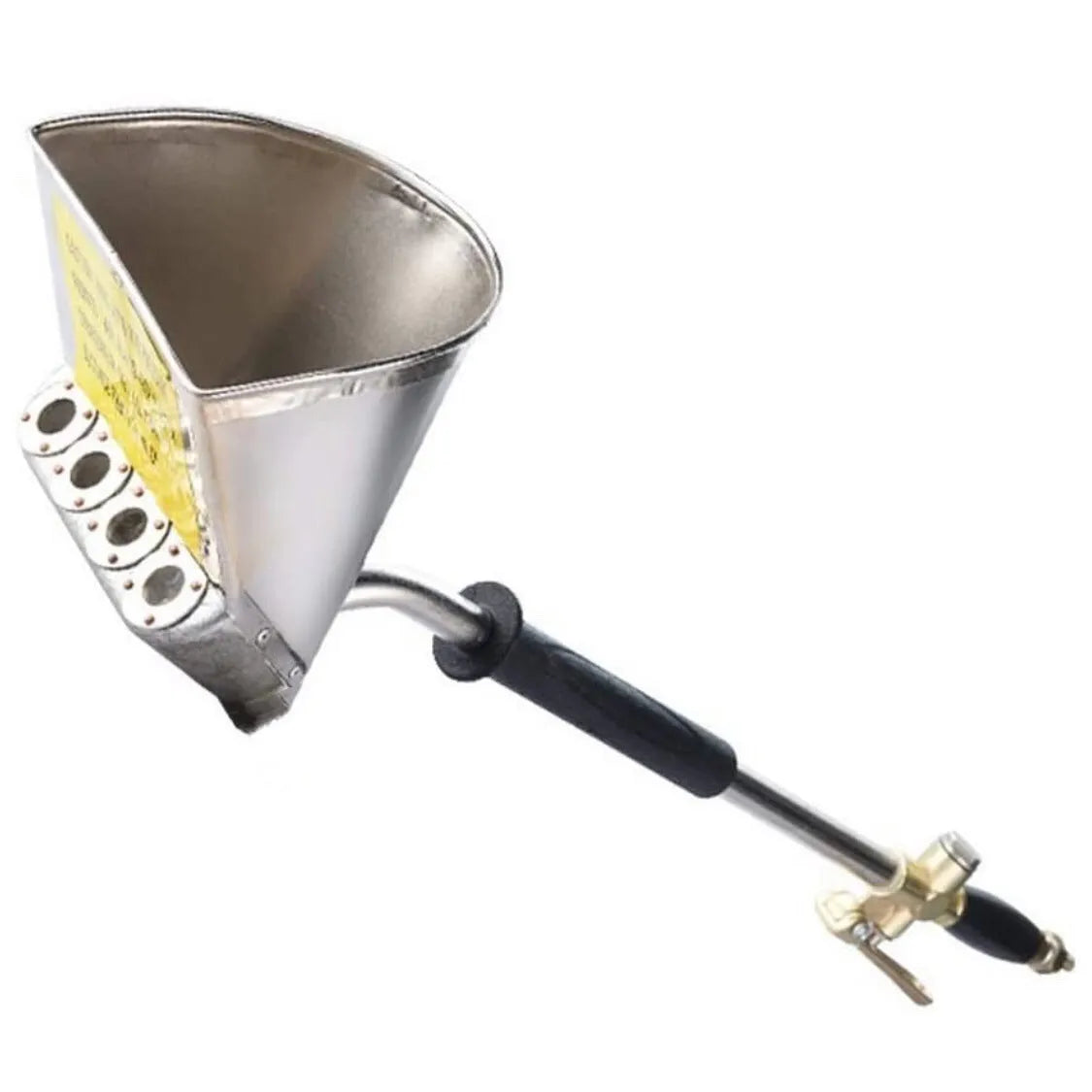 Automatic 6000W pneumatic paint spray gun with aluminium body and stainless steel nozzle for wall coatings