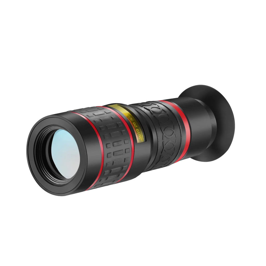 20x magnification smartphone telescope with universal mounting clip for iPhone and Android mobile phones