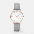35.5mm square alloy case quartz watch with PU leather strap in various colours.