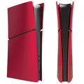 PS5 Slim replacement protective shell in ABS plastic showing colour options for digital and optical drive consoles