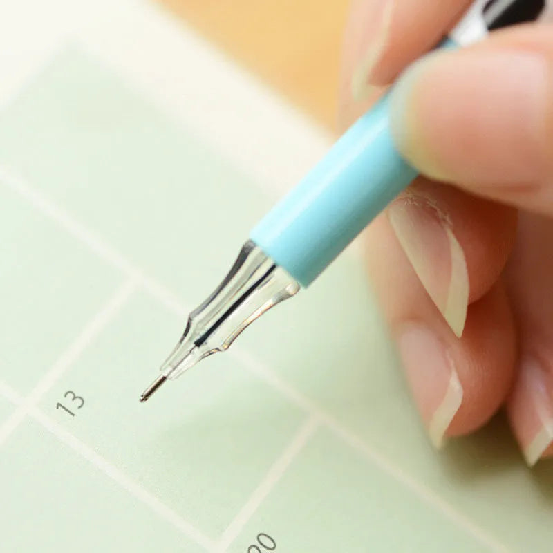 Cow print design gel pen with 0.38mm tip, pack of 12 assorted colours.