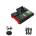 G10 sound card black with buttons and ports for computer karaoke and recording