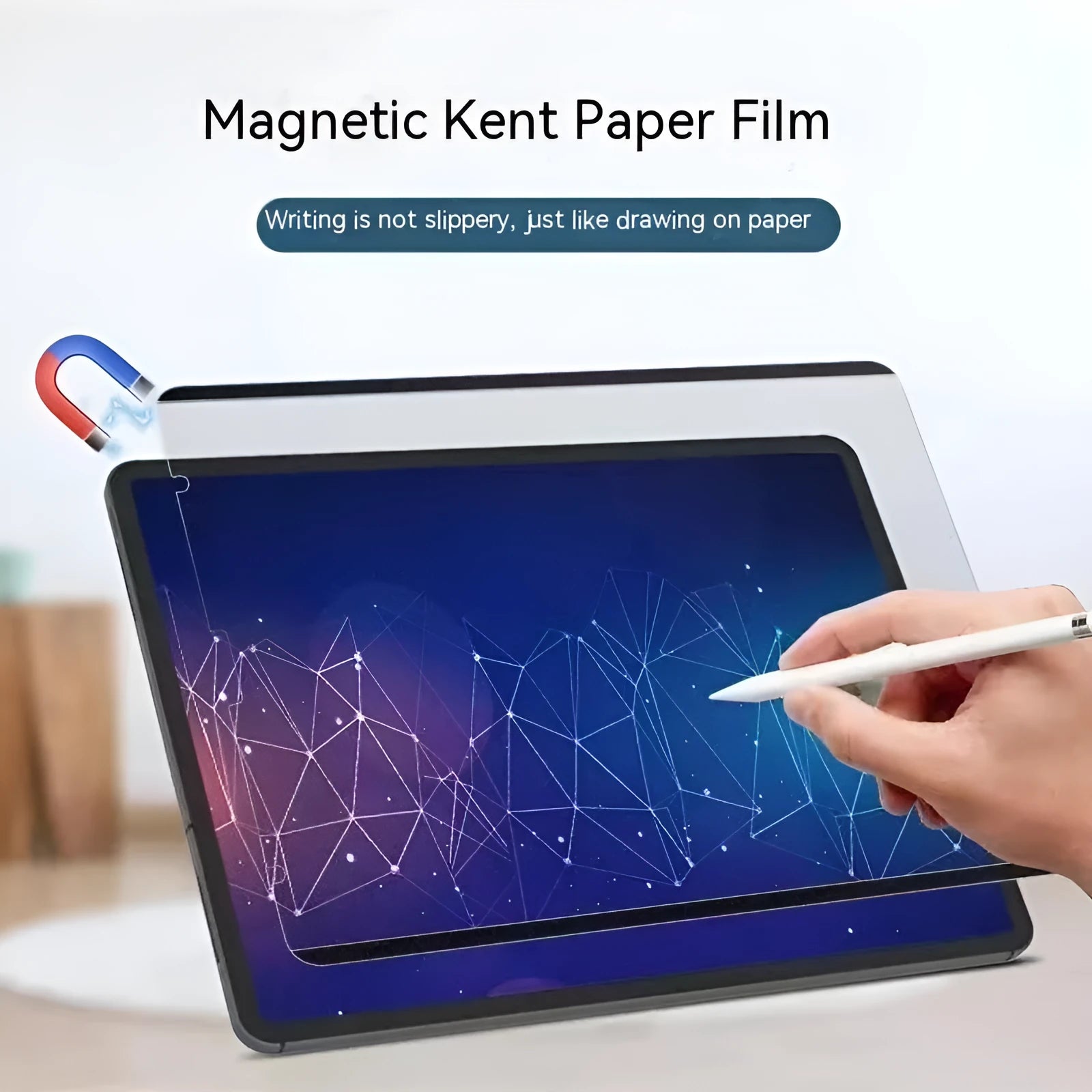 11-inch magnetic detachable drawing film for iPad models on a colour box packaging