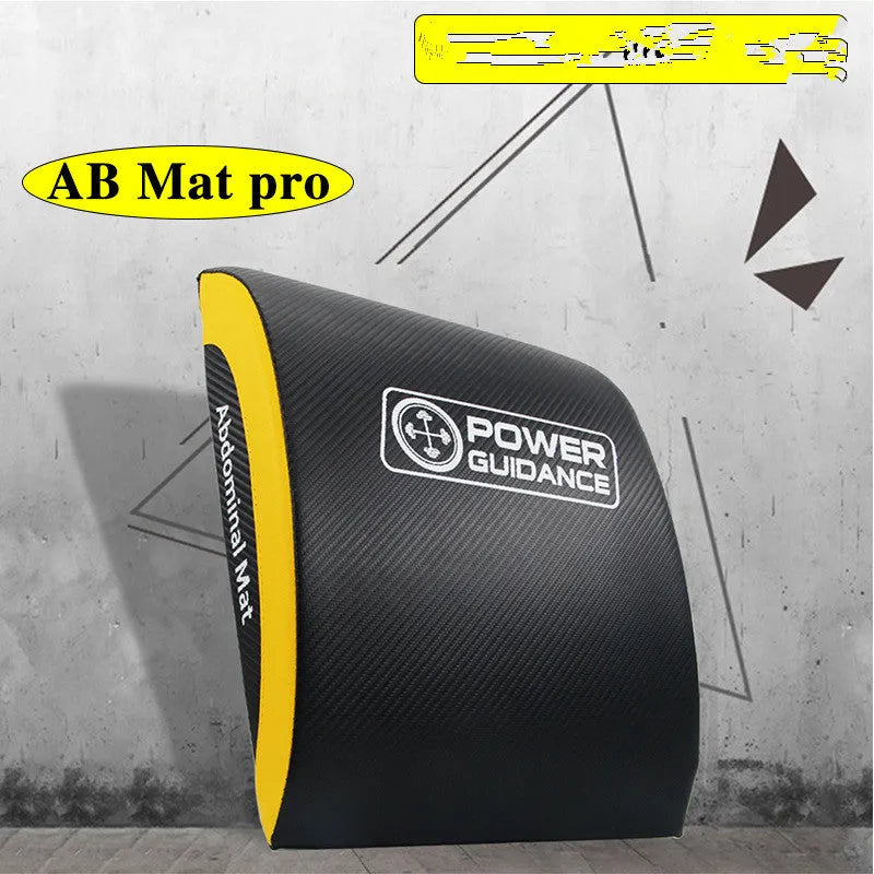 Portable sit-up training mat with high hardness foam and PVC leather cover in photo colour, 36x30.5x7.5cm