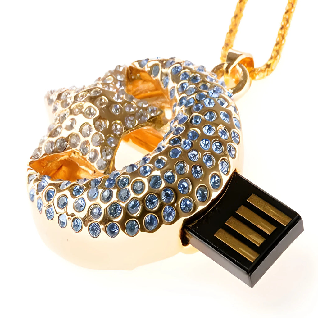 Jewelry Xingyue metal USB 2.0 flash drive available in 2GB, 4GB, 8GB, 16GB, 32GB, and 64GB capacities.