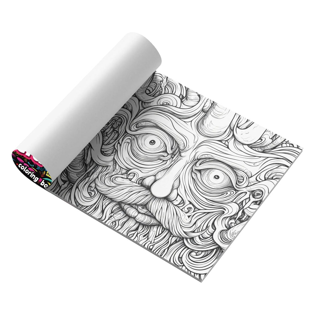 Acid tour colour painting book measuring 200mm in length for drawing and sketching