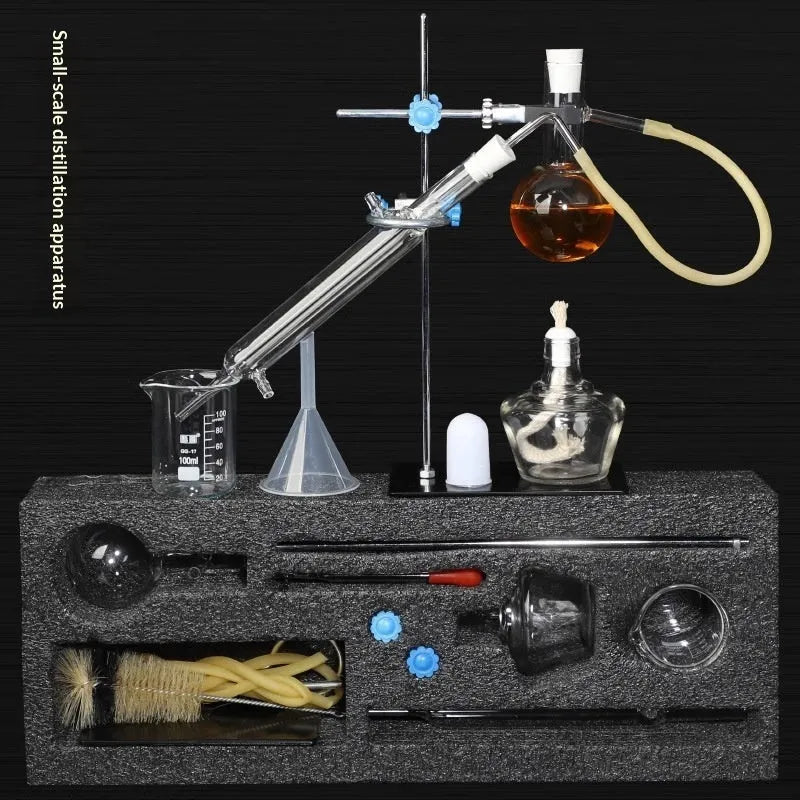 500ml glass essential oil distillation kit in portable toolbox edition for home use
