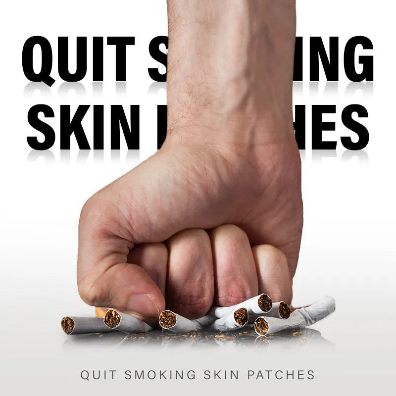Plant extract nicotine patches in 30-piece box for smoking cessation support