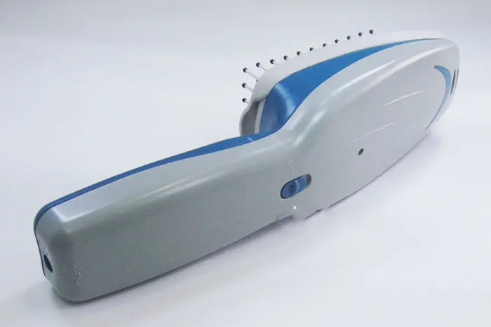 Negative ion pet comb with removable brush head for active oxygen cleaning