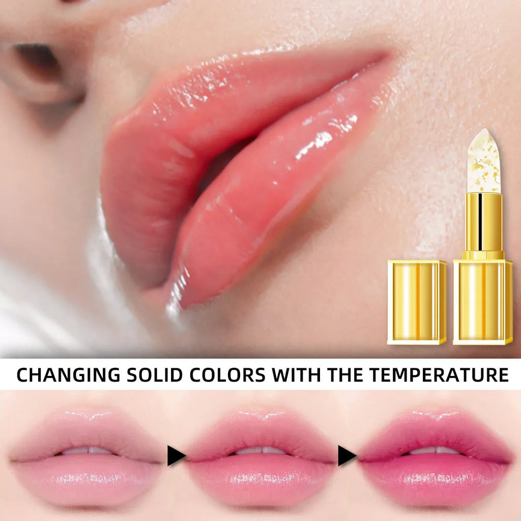 Anti-smudge gilding warm colour-changing lipstick in 3.5g stick