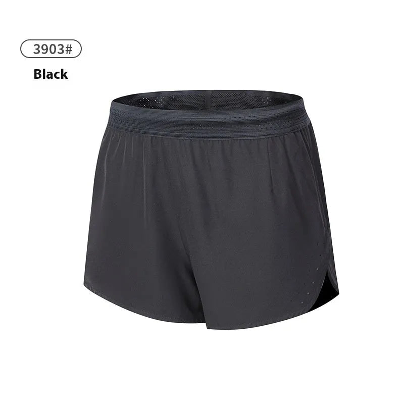 Men's low waist polyester basketball shorts in a solid colour, shown in one of the available colour options.