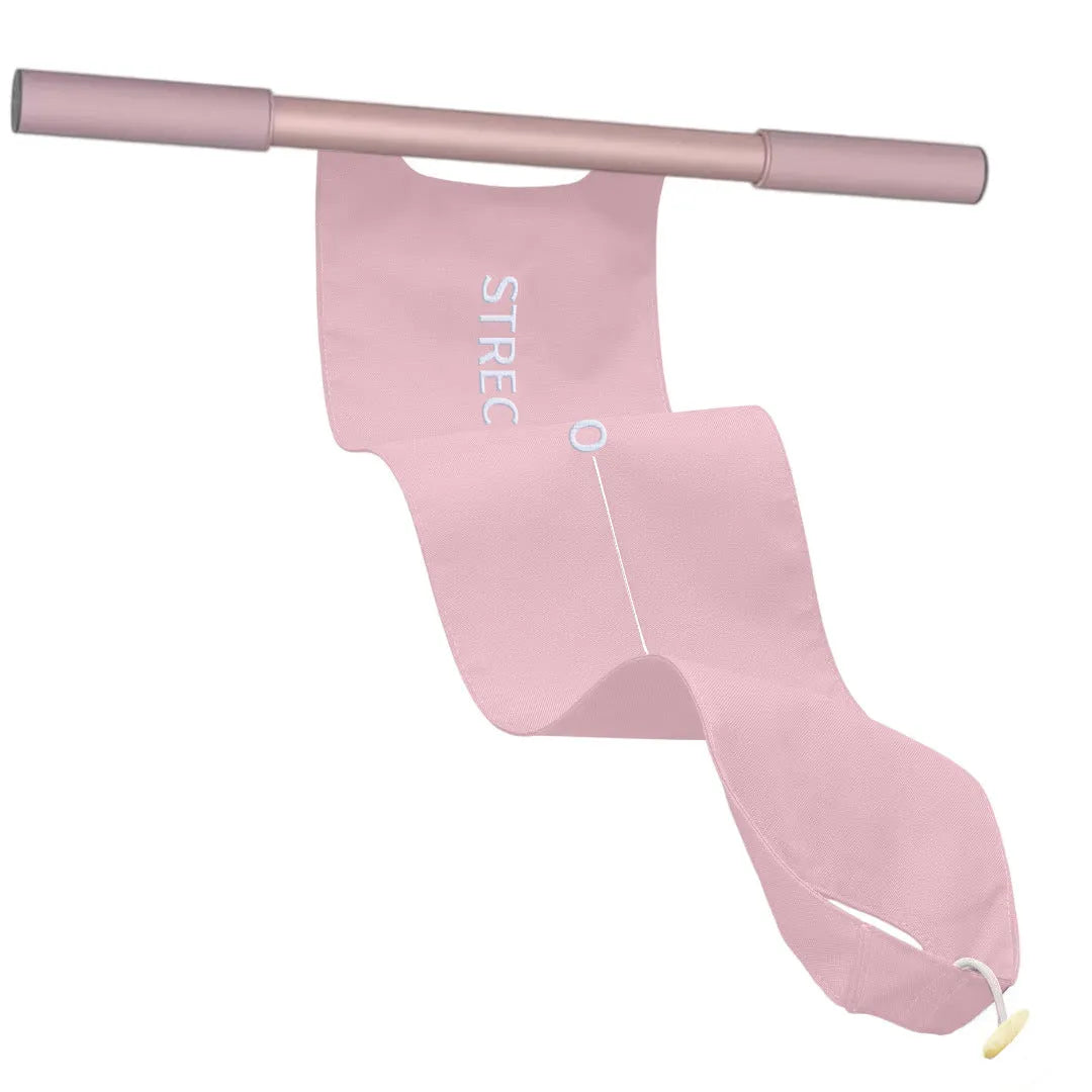 Yoga multi-function stretching tool in grey or pink colour for fitness flexibility training