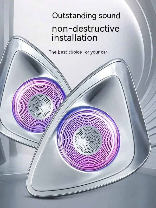 Burmester-style rotating tweeter car audio speakers for 2023 Mercedes-Benz GLC X254 model