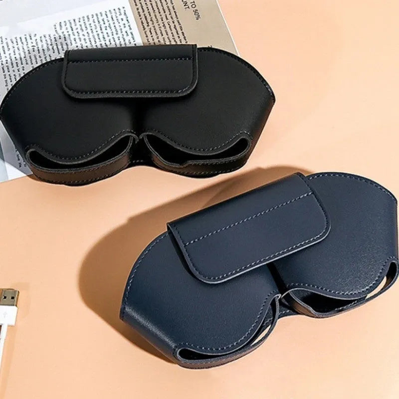 AirPods Max protective case in PU leather with sewn construction
