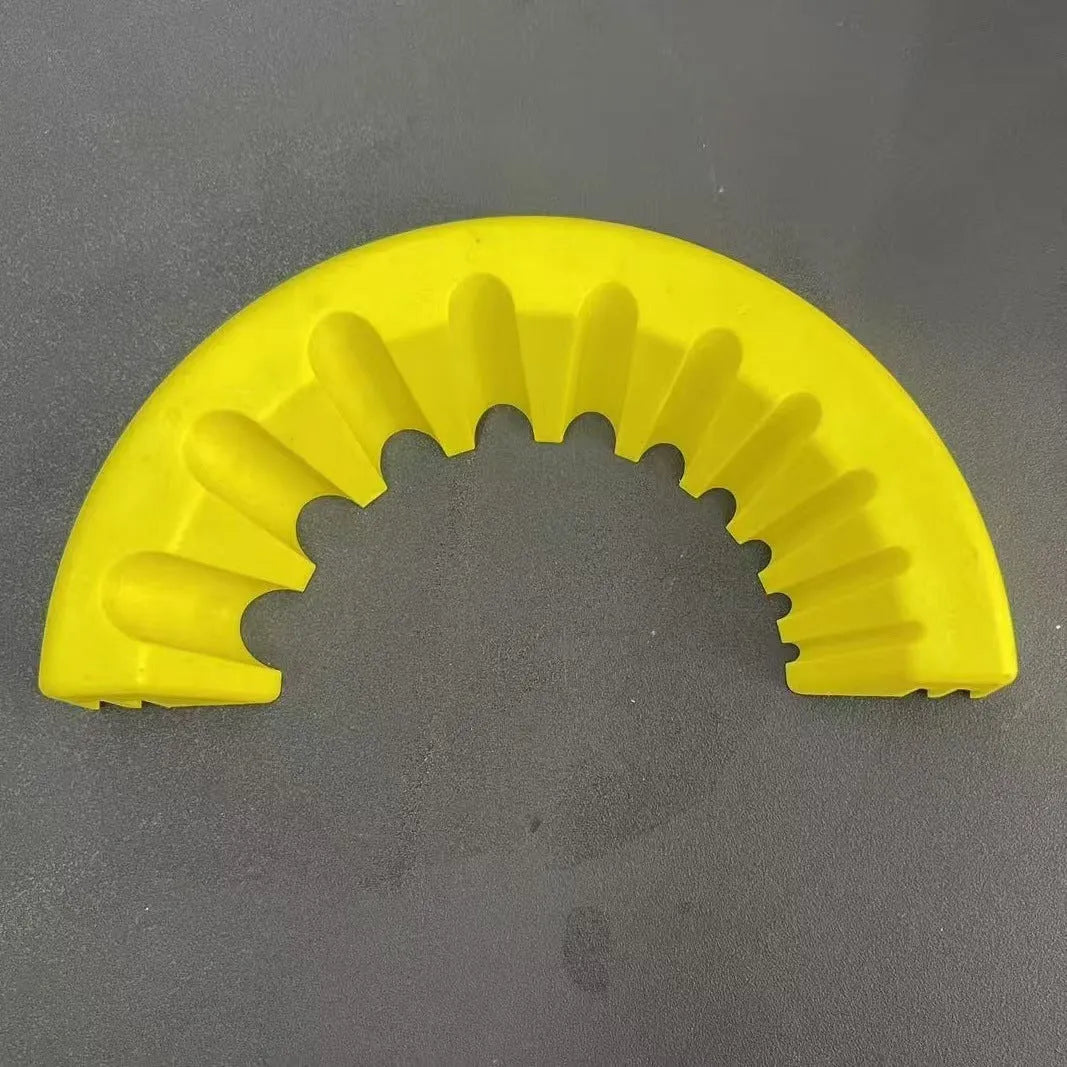 Angle grinder grinding bit bracket holder in yellow, green, and black colour options for 3-12mm bits