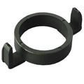 Stainless steel and plastic H7 headlight card holder for compatible Ford, Peugeot, and Citroën cars.