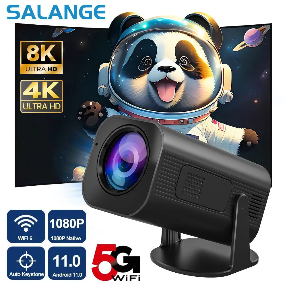 P330 portable mini projector in black or white with remote control and power cord