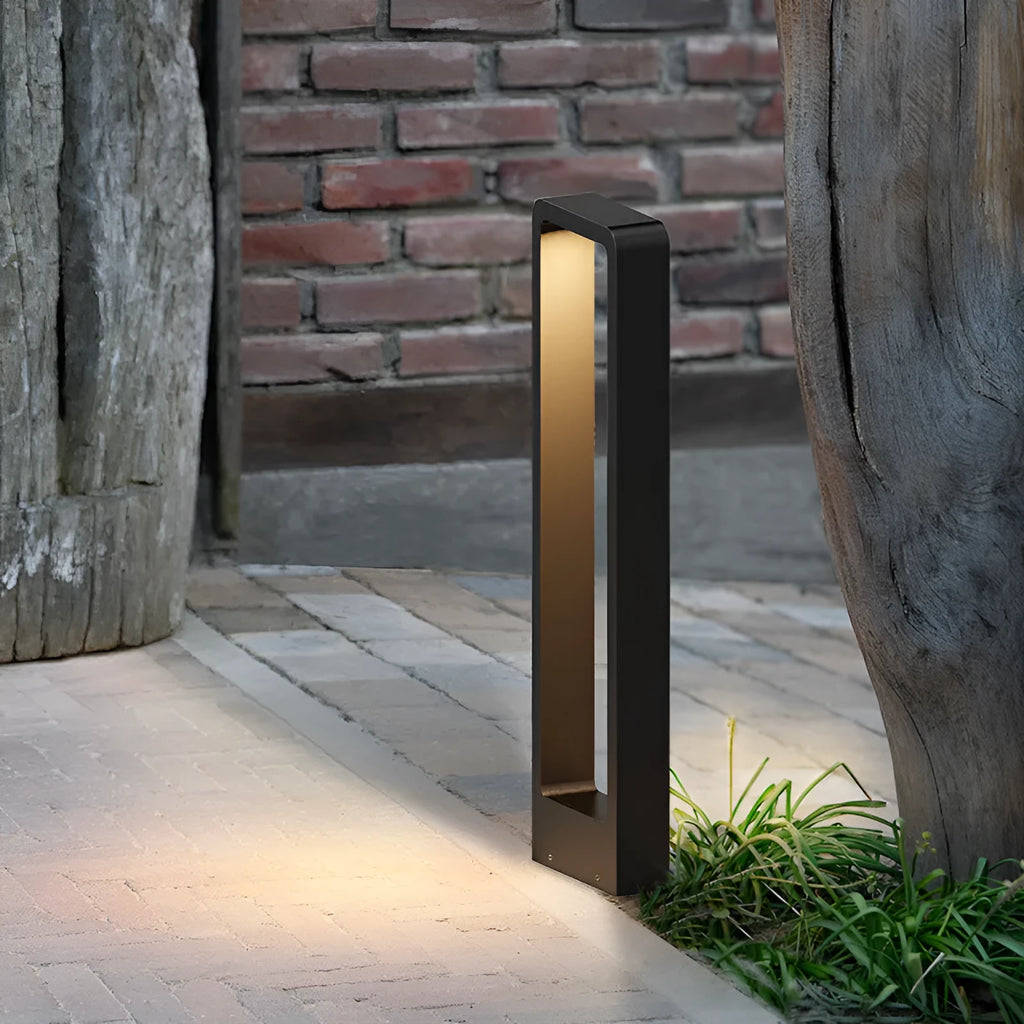 Aluminium outdoor lawn lamp LED landscape light wiring powered for garden pathway