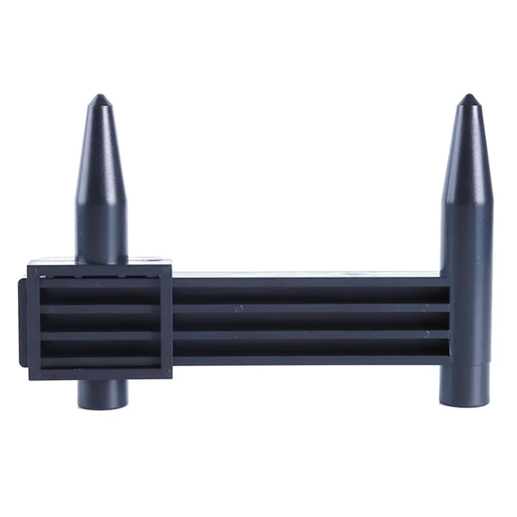Digital electronic caliper measuring tool showing 180mm range and hole distance measurement capability