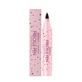 Freckle pen with fine applicator tip for creating realistic faux freckles in brown shades