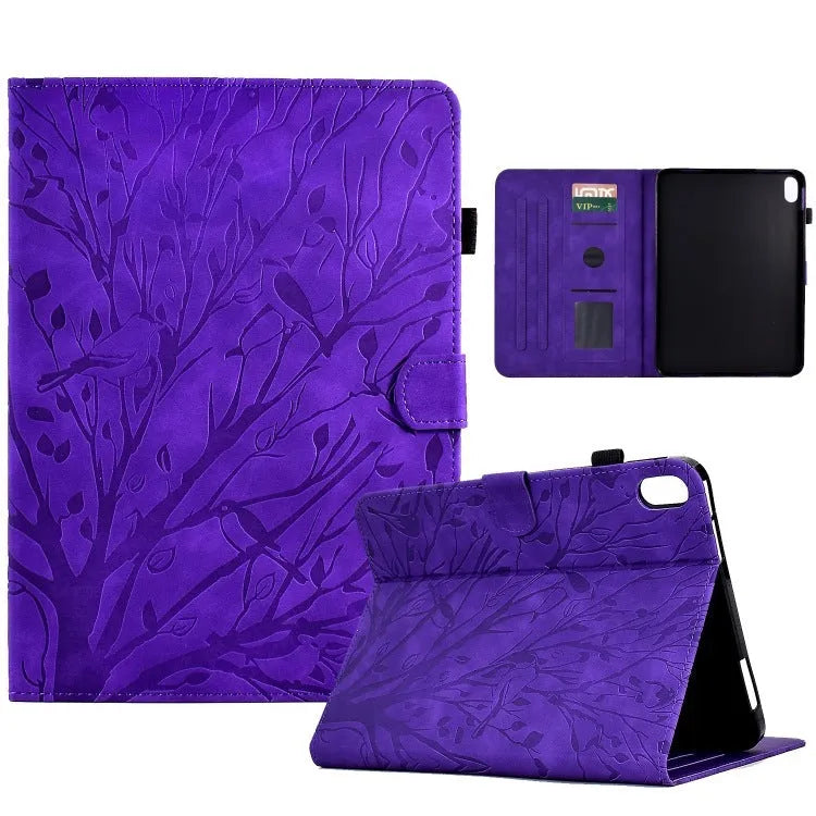 Imitation leather tablet protective case with bracket stand in black colour