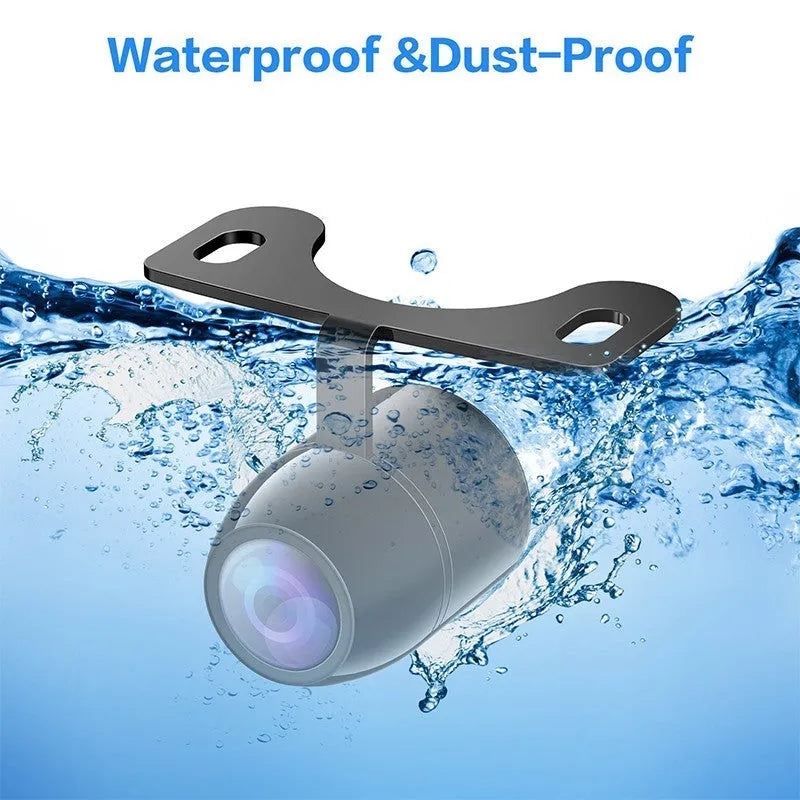 Small butterfly reversing camera in black with HD glass lens for car rear view