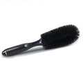 27cm car wheel brush with PP handle and dense bristles for hub cleaning, available in black or grey
