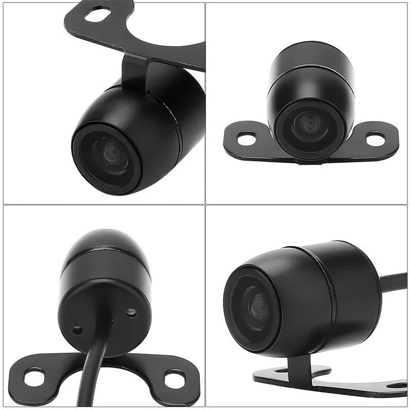 Small butterfly reversing camera in black with HD glass lens for car rear view