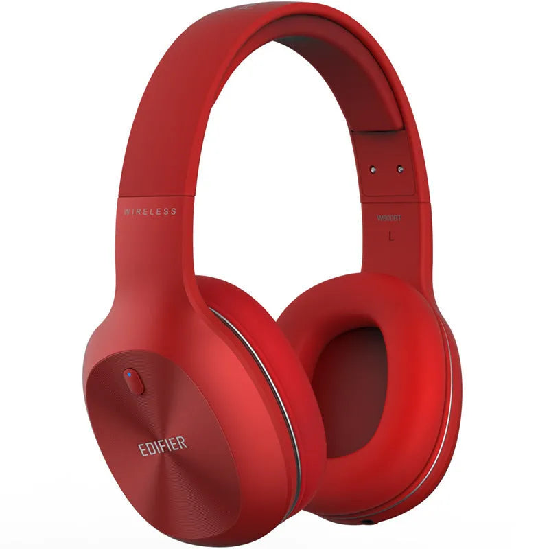 Black wireless sports headset with Bluetooth 5.0 showing on-ear design.