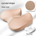 Curved bevel design seat cushion for tailbone and anal support in neutral colour options