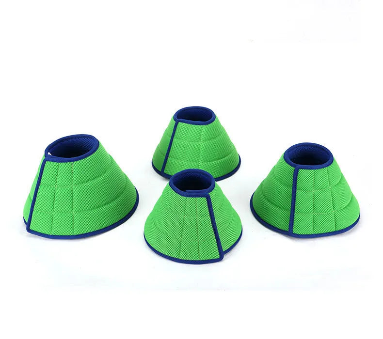 Transparent non-woven fabric pet medical recovery collar for dogs and cats