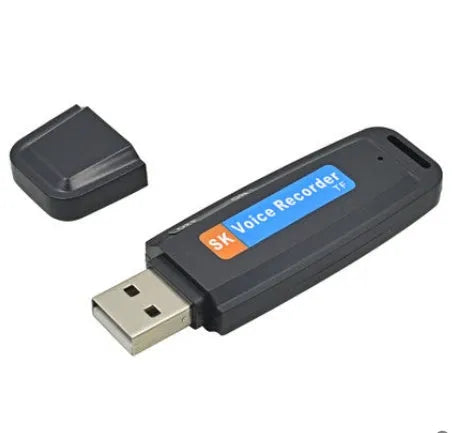 SK-001 creative USB flash drive with gift packaging in black or white plastic shell