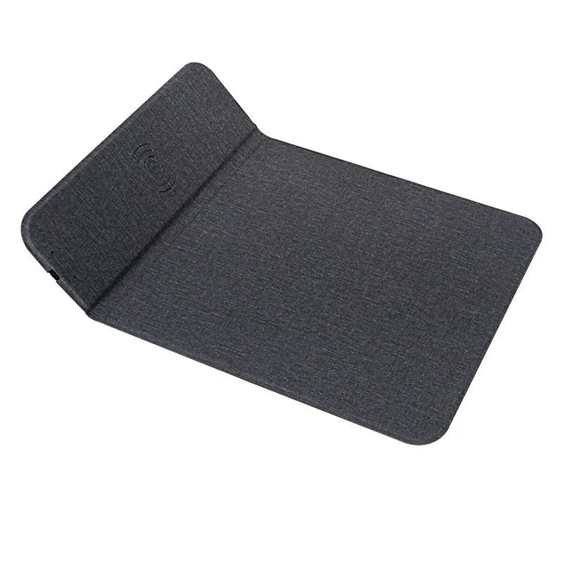 Foldable cloth wireless charging pad showing fabric surface and flexible folding design
