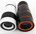 12X magnification phone telescope lens with clip for smartphone attachment