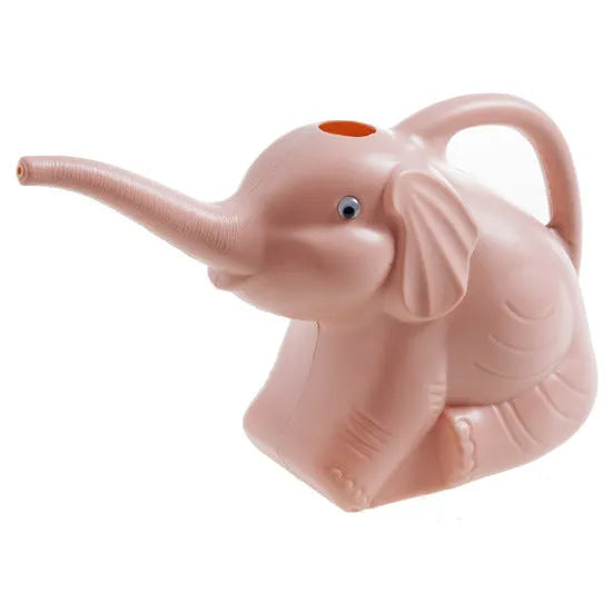 Baby elephant-shaped watering can with long nozzle in candy colour
