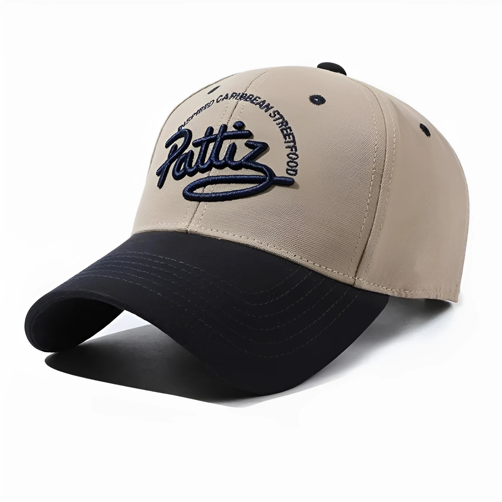 Cotton dome style adjustable hat with sunshade protection in black, white, khaki, dark blue, burgundy, pink