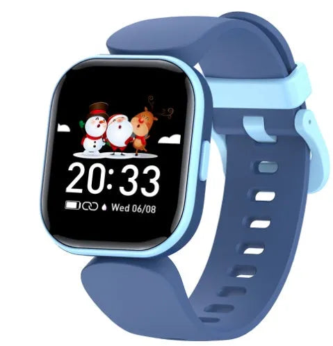 Blue H39T children's smart watch with 1.4-inch screen on TPU sport wrist strap