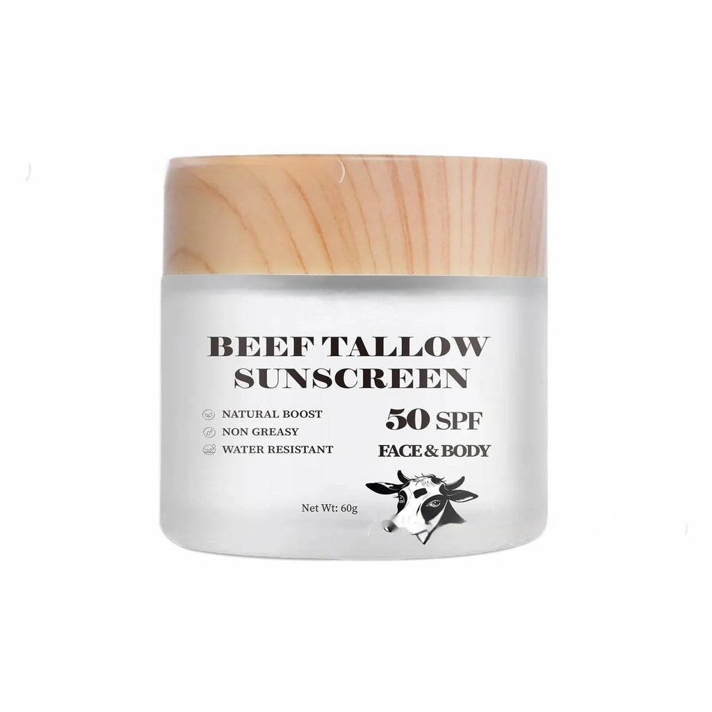 Beef tallow protective cream tube with 60g net content for waterproof skin protection