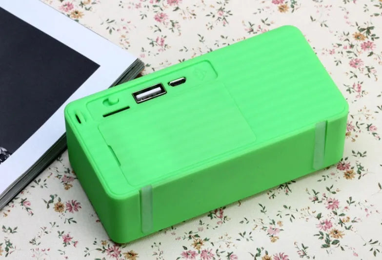 Cannon X3 Wireless Bluetooth portable speaker in mini block design with card magic cube subwoofer