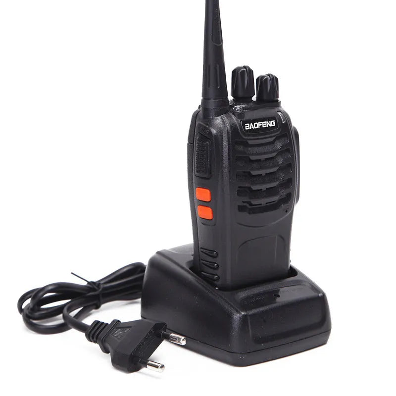 Baofeng BF-888S black handheld amateur walkie-talkie with 16 channels and 1800mAh battery