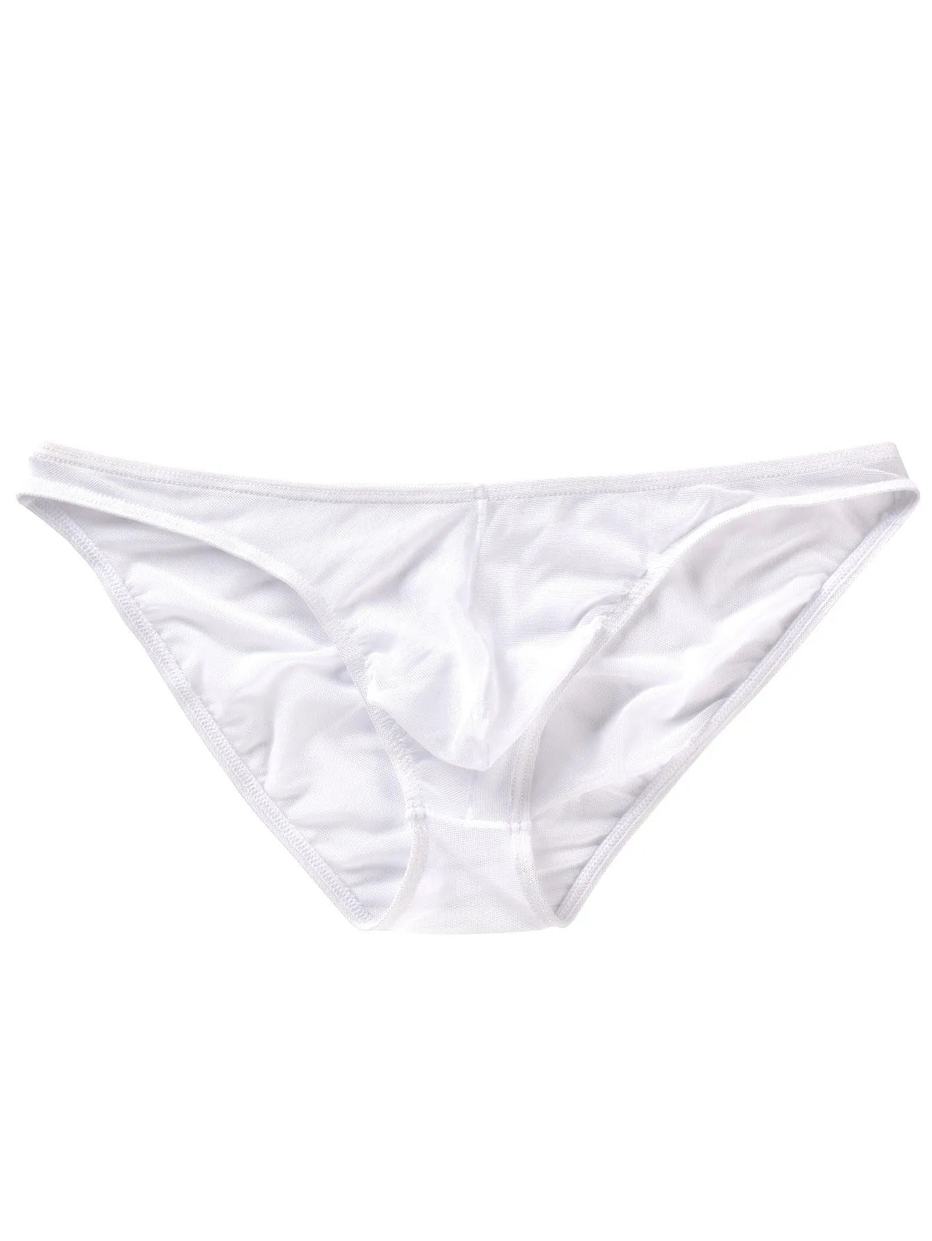 Men's black ice silk quick-drying shorts with low waist briefs style