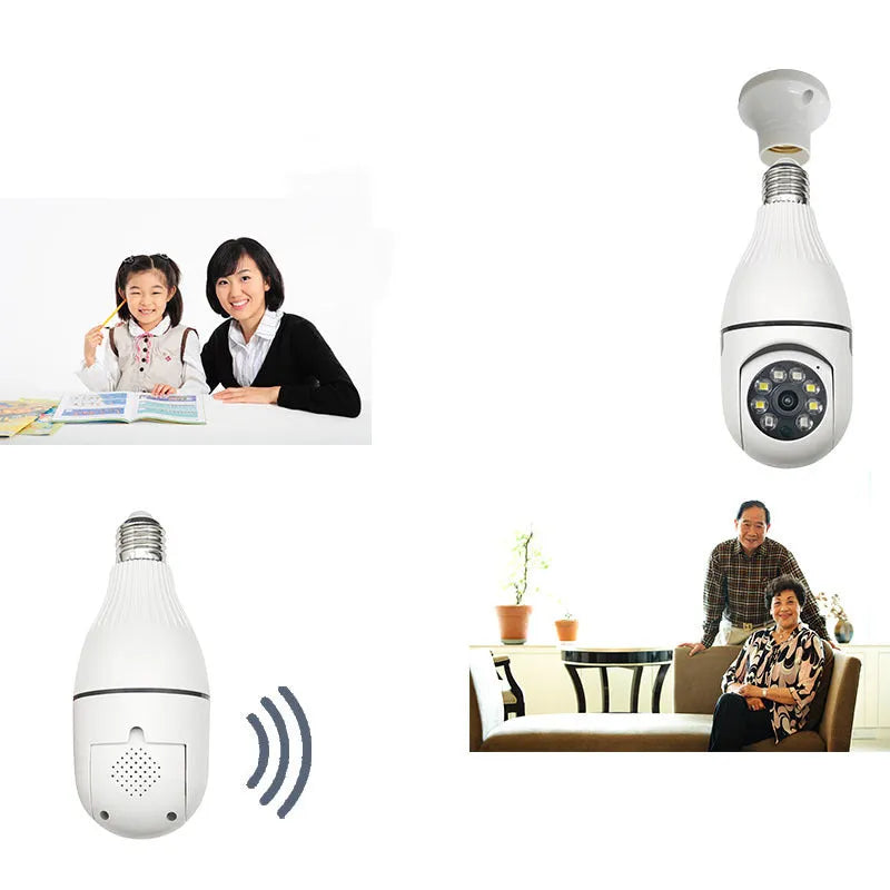 Minions wireless IP surveillance camera with 3MP resolution and wide-angle lens