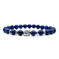 19mm unisex Buddha head bracelet in tiger eye stone with manual craftsmanship