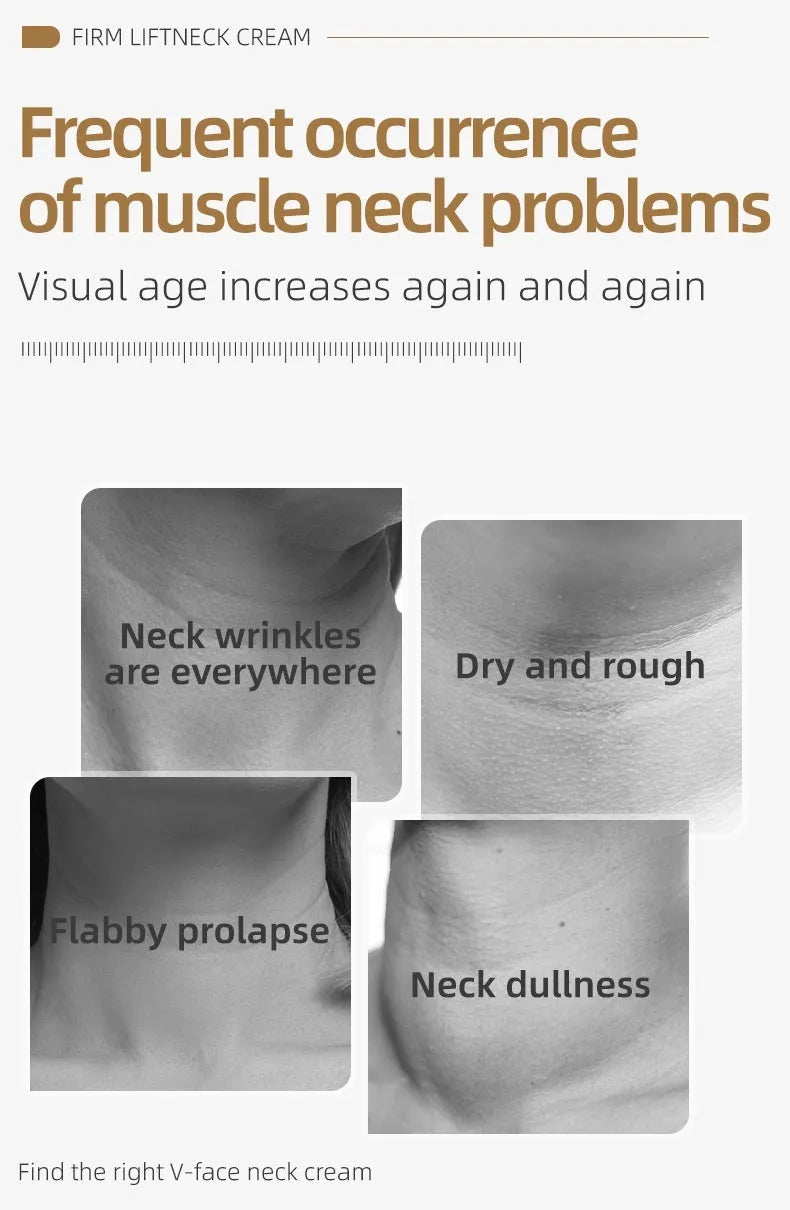 120ml neck firming massage cream in container for lifting treatment