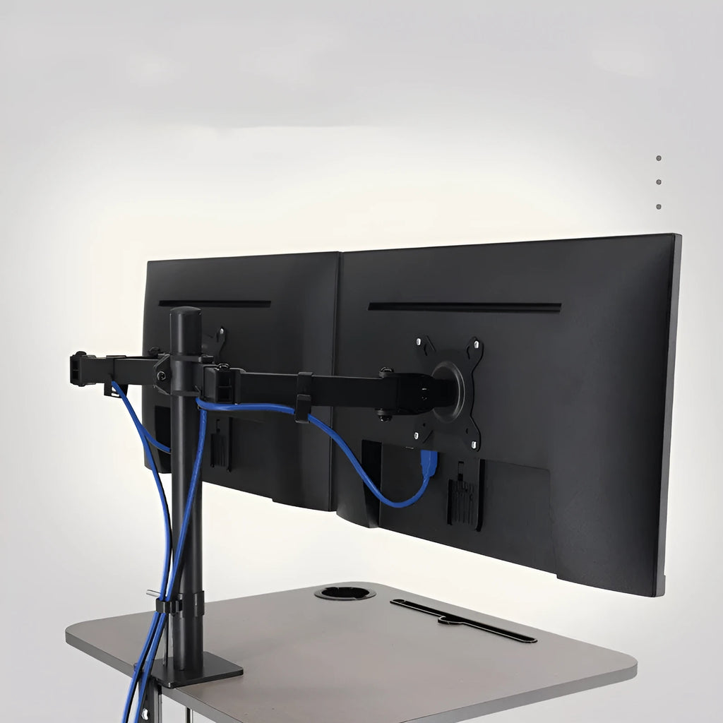 SPCC steel computer monitor lifting rotating bracket for 13-32 inch screens