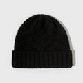 Women's wool knitted dome crown winter hat in six colour options including ivory white and ankela red