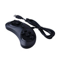 Black Sega USB PC game controller with a 1.8-metre cable on a desk.