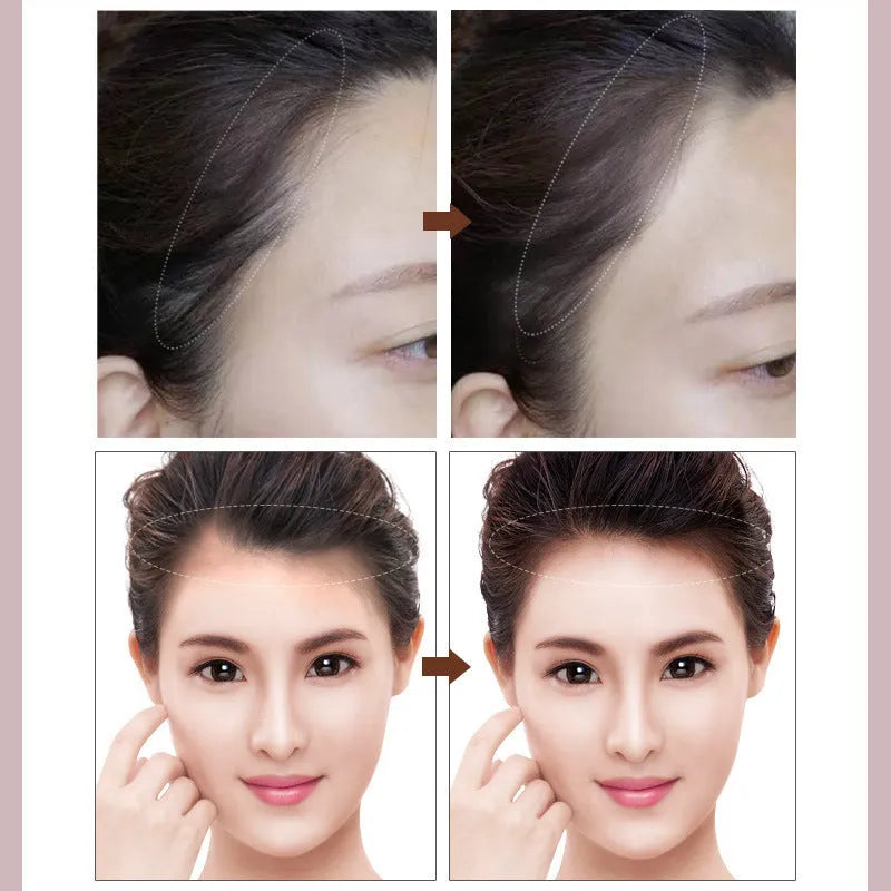 Hairline repairing shadow powder net content 3, light yellow and dark brown colours, natural soft finish